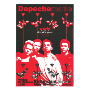 569 Depeche Mode World Violator Tour Poster