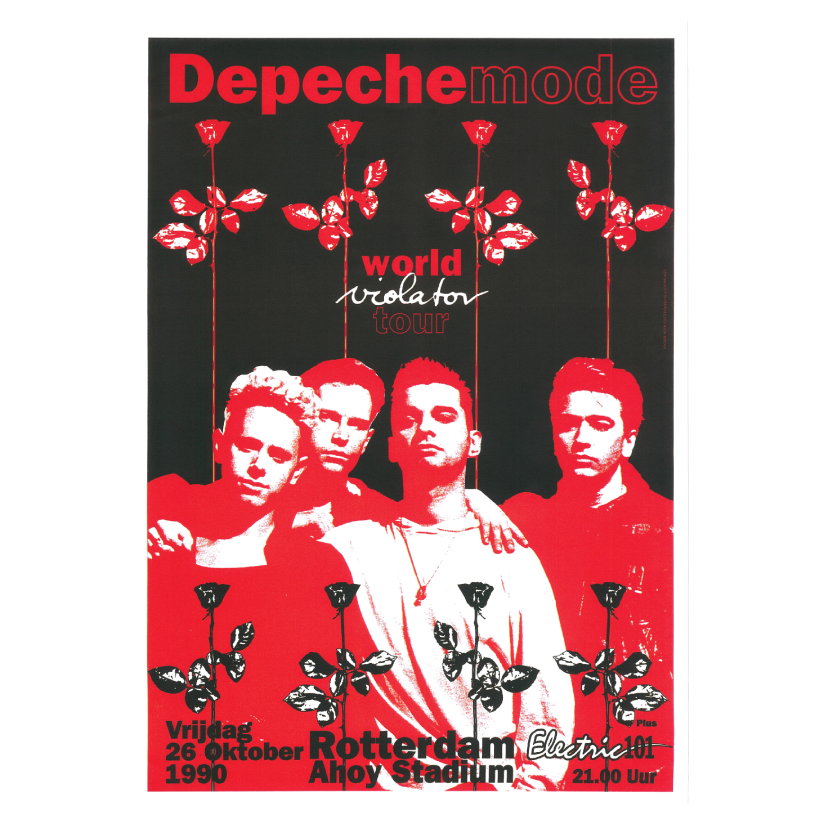 569 Depeche Mode World Violator Tour Poster
