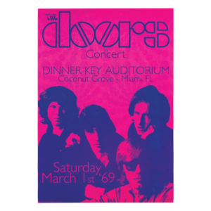 579 The Doors Live in Miami Poster
