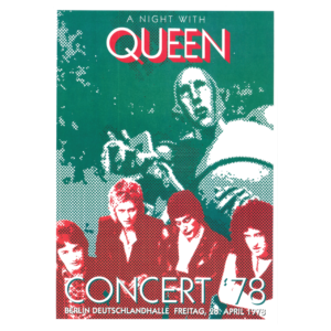 585 Queen Live in Concert Poster