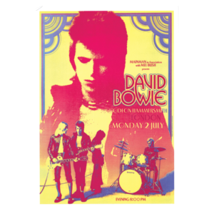 700 David Bowie Live in London Poster