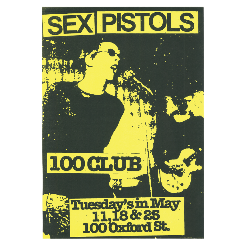 Sex Pistols Poster Retro Progression 