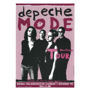 723 Depeche Mode Devotional Tour Poster