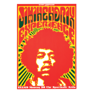 725 Jimi Hendrix Experience Live Poster