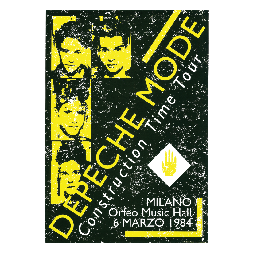 732 Depeche Mode Construction Time Tour Poster