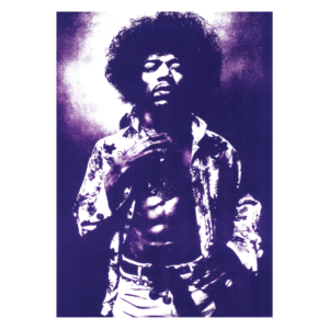 753 Jimi Hendrix Purple Poster