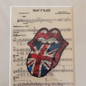 The Rolling Stones Sheet Music Print