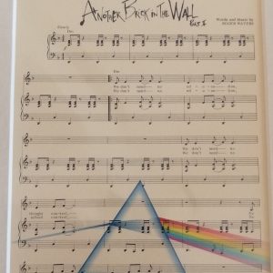 Pink Floyd Sheet Music Print