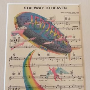 Led Zeppelin Sheet Music Print