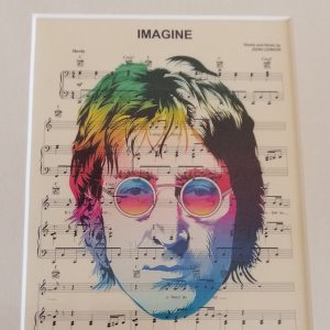 John Lennon Sheet Music Print