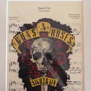 Guns N' Roses Sheet Music Print