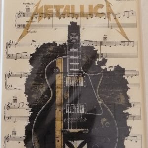 Metallica Sheet Music Print
