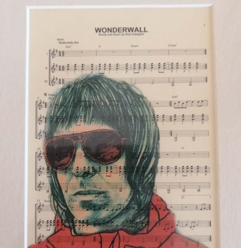 Oasis Sheet Music Print