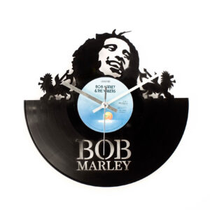 Bob Marley Lions Vinyl Clock