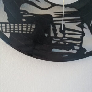 Bruce Springsteen Vinyl Clock close up 2