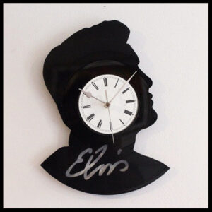 Elvis Silhouette Vinyl Clock