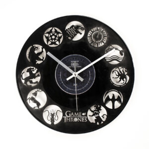 Game of Thrones vinyl clock