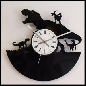 Jurassic Park Vinyl Clock
