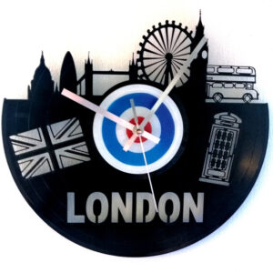 London Skyline Vinyl Clock
