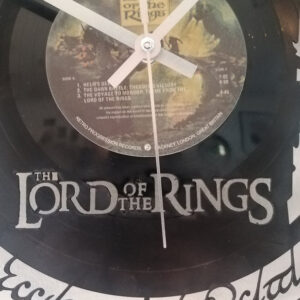 Lord of the Rings Vinyl Clock close up 4