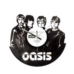 Oasis Band Vinyl Clock