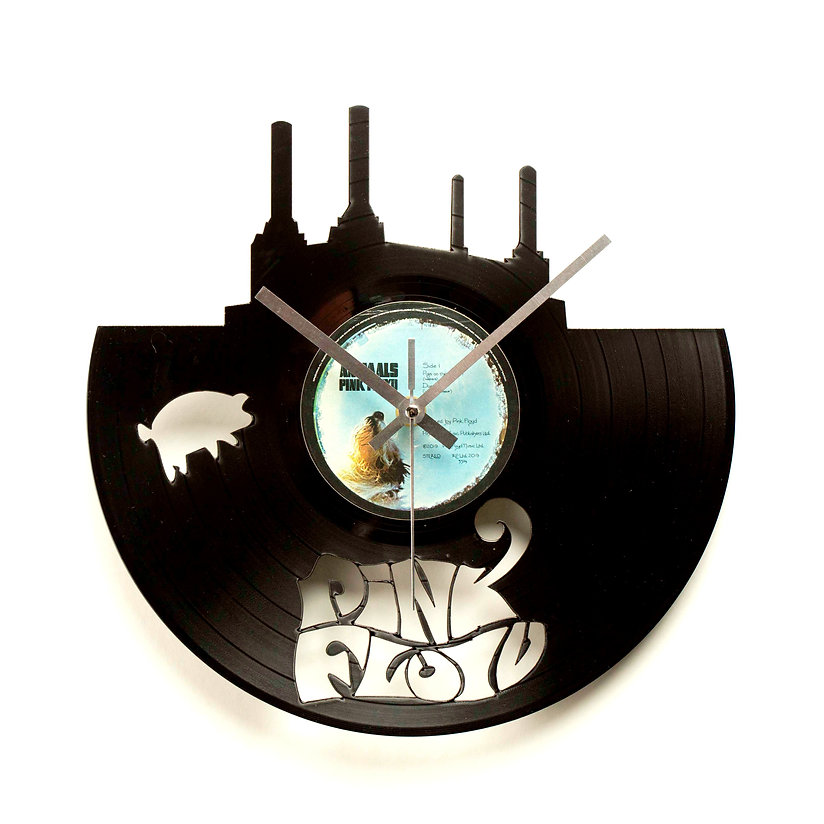 Pink Floyd Animals Cut Vinyl Clock - Retro Progression