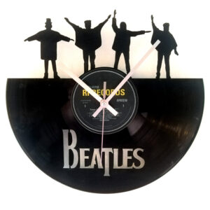 The Beatles Help Vinyl Clock