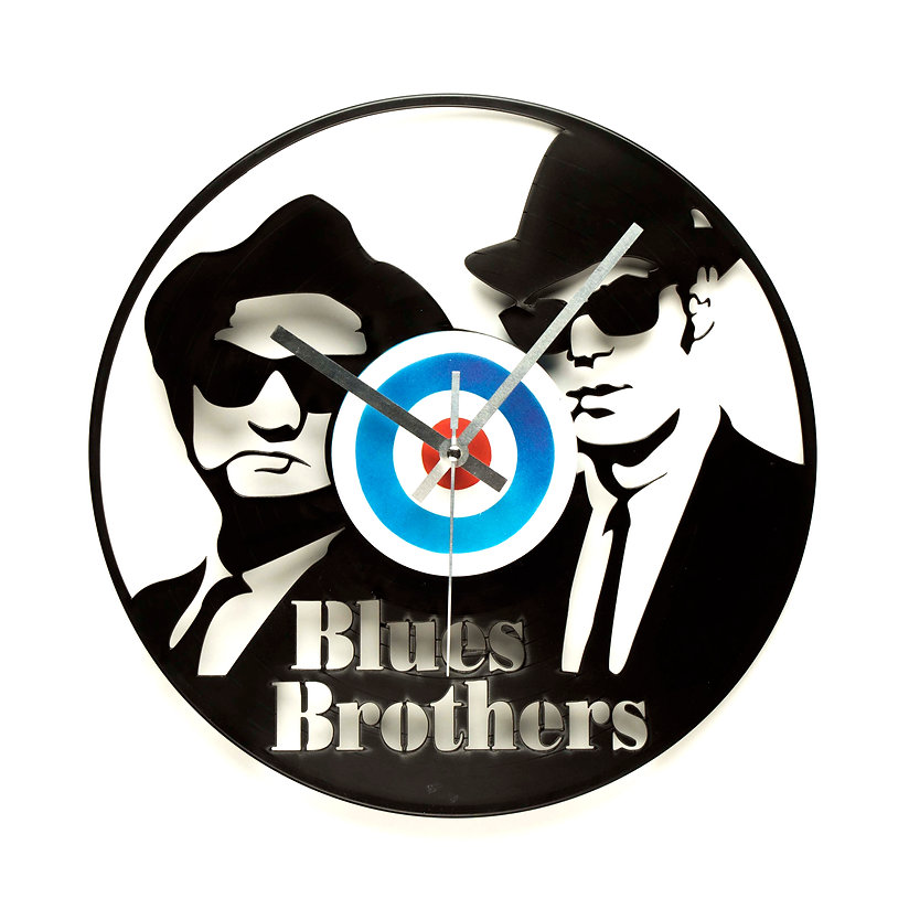 The Blues Brothers Vinyl Clock