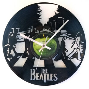 The Beatles Abbey Road Album Cover Vinyl Clock