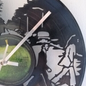 The Beatles Abbey Road Album Cover Vinyl Clock close up 3 The Beatles Abbey Road Album Cover Vinyl Clock close up 3