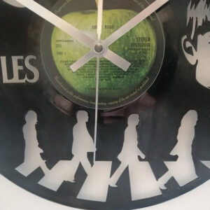 The Beatles Vinyl Clock close up 3