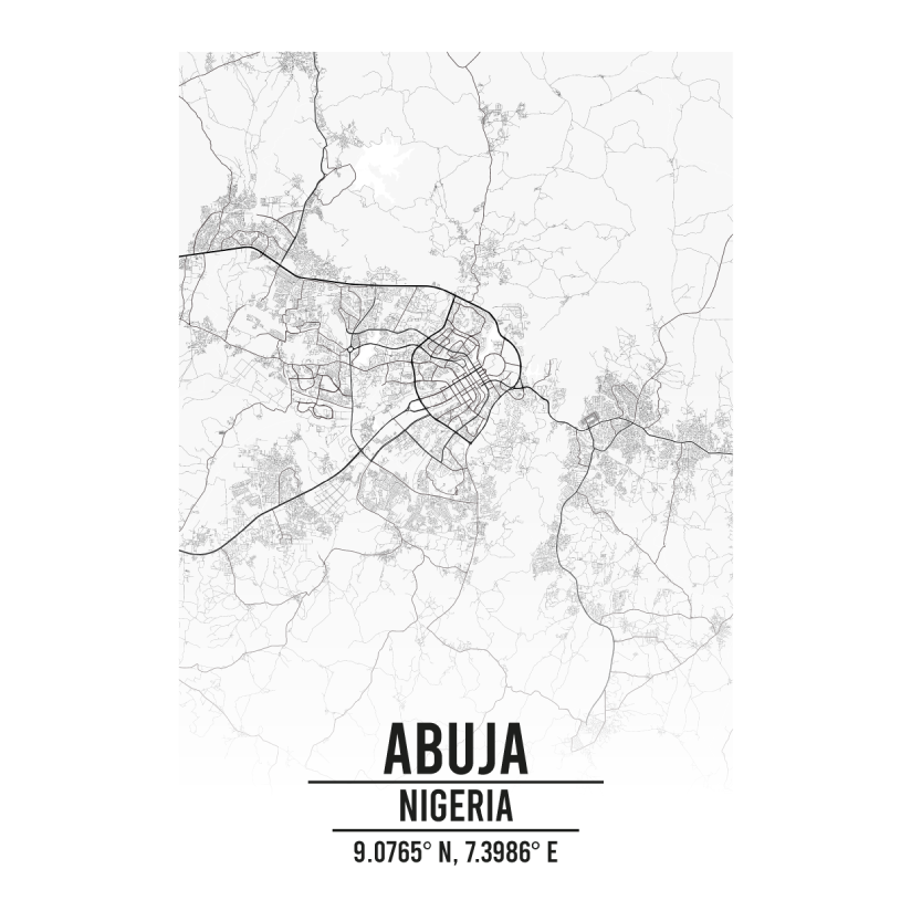 Abuja, Nigeria map