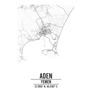 Aden Yemen map