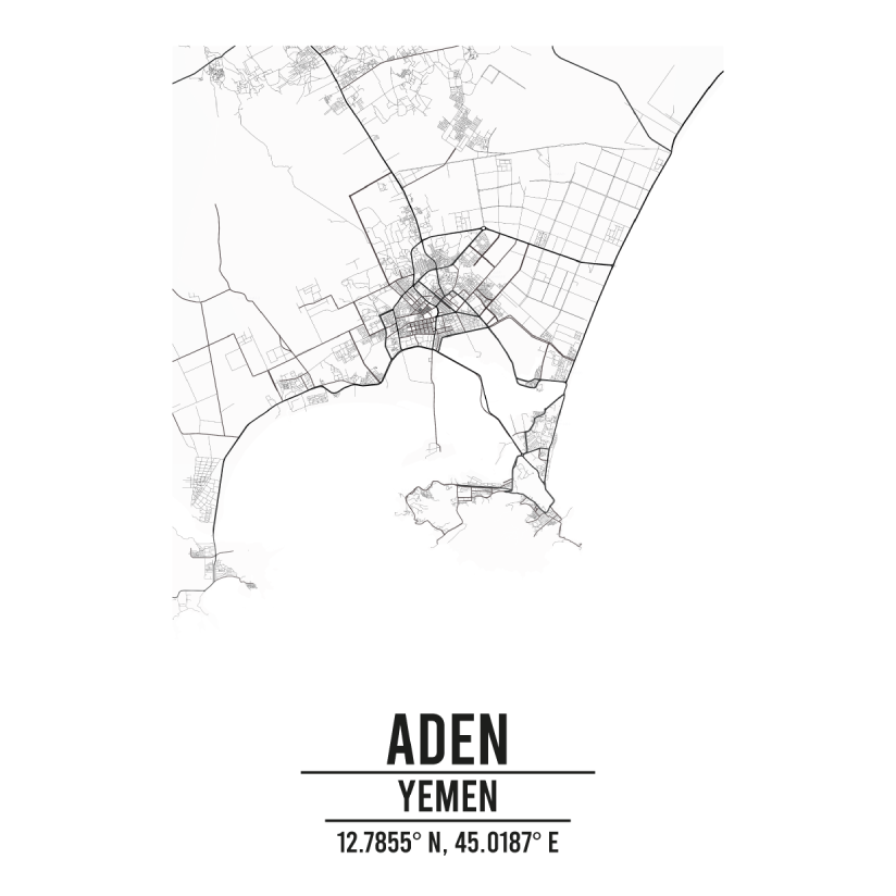 Aden Yemen map