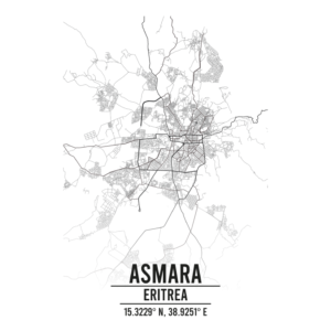Asmara Eritrea map