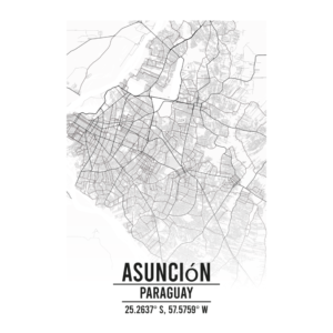 Asuncion Paraguay map