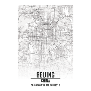 Beijing China map