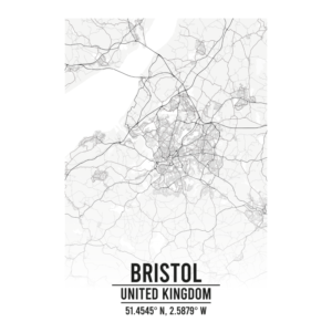 Bristol United Kingdom map