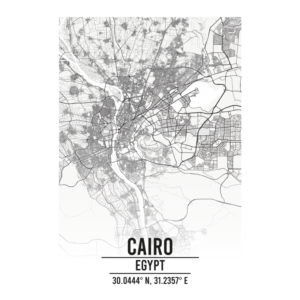 Cairo Egypt map