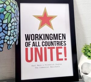 The Communist Manifesto Quote A3 Print