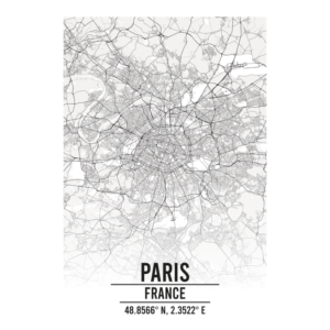 Paris France map
