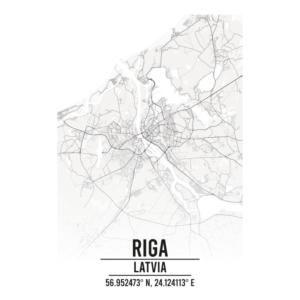 Riga Latvia map