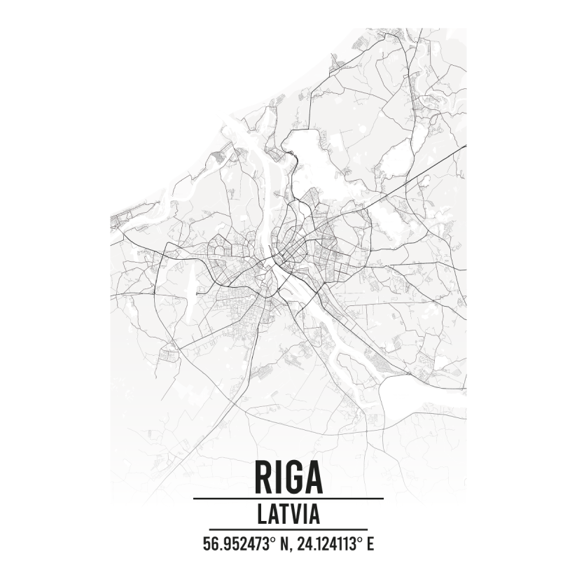 Riga Latvia map