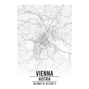Vienna Austria map