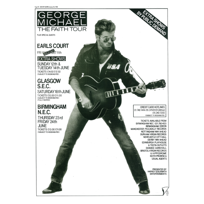 737 George Michael Poster