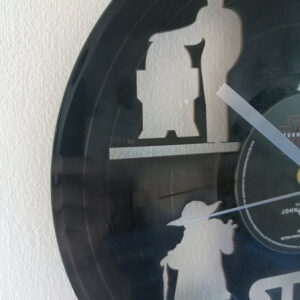 Star Wars Light vs Dark Side Vinyl Clock close up 3