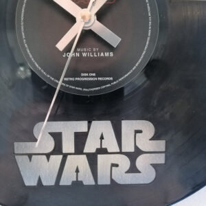 Star Wars Luke & Darth Vader Vinyl Clock close up 2