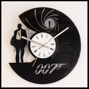 James Bond 007 Vinyl Clock