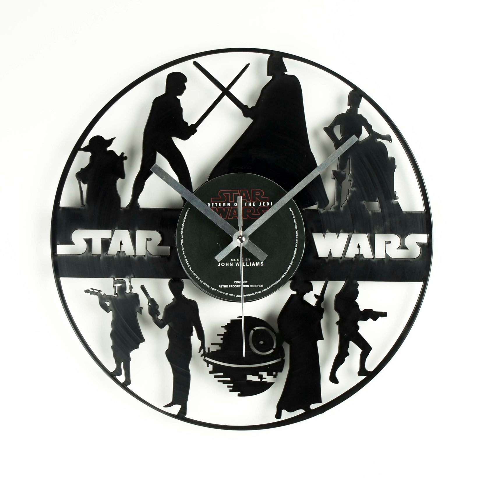 Star Wars Ensemble Vinyl Clock