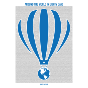 Around the World in Eighty Days print